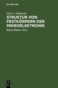Struktur Von Festkörpern Der Mikroelektronik