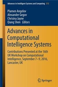 Advances in Computational Intelligence Systems