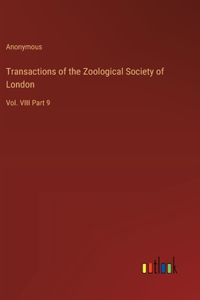 Transactions of the Zoological Society of London