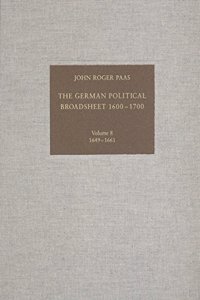 The German Political Broadsheet 1600-1700