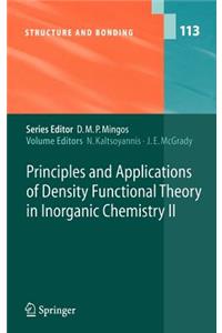 Principles and Applications of Density Functional Theory in Inorganic Chemistry II