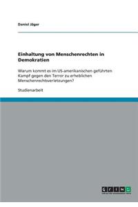 Einhaltung von Menschenrechten in Demokratien