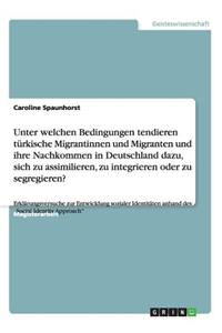 Unter welchen Bedingungen tendieren türkische Migrantinnen und Migranten und ihre Nachkommen in Deutschland dazu, sich zu assimilieren, zu integrieren oder zu segregieren?