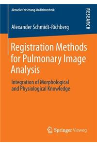 Registration Methods for Pulmonary Image Analysis