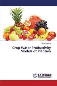 Crop Water Productivity Models of Plantain