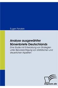 Analyse ausgewählter Börsenbriefe Deutschlands