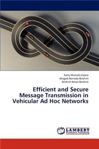 Efficient and Secure Message Transmission in Vehicular Ad Hoc Networks