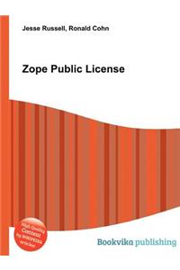 Zope Public License
