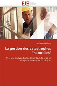 La Gestion Des Catastrophes 