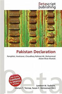 Pakistan Declaration