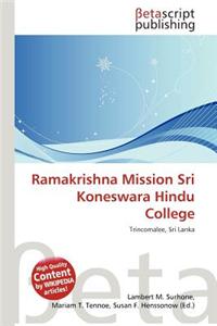 Ramakrishna Mission Sri Koneswara Hindu College