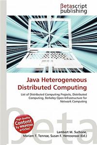 Java Heterogeneous Distributed Computing