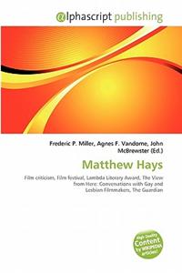 Matthew Hays