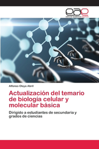 Actualización del temario de biología celular y molecular básica