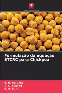 Formulação da equação STCRC para Chickpea