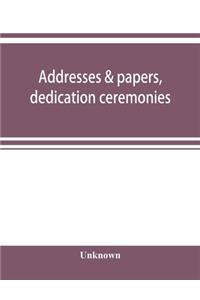 Addresses & papers, dedication ceremonies and Medical conference, Peking Union Medical College