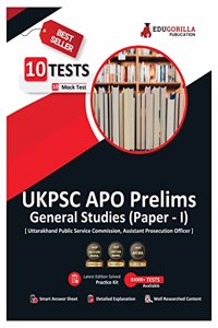 UKPSC APO Prelims Assistant Prosecution Officer (Paper - 1) Book 2023 (English Edition) - 10 Full Length Mock Tests (1000 Solved Questions) with Free Access to Online Tests