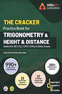 Cracker Practice Book for Trigonometry and Height & Distance (In English Printed Edition)