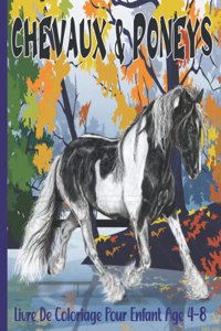Chevaux & Poneys Livre De Coloriage pour enfant