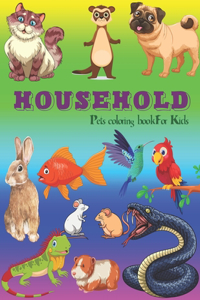 Household Pets Coloring Book For Kids