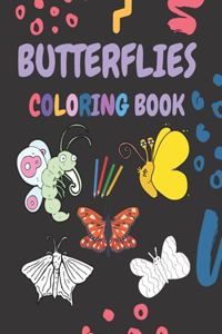 Butterflies Coloring Book