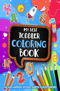 My Best Toddler Coloring Book