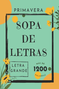 Sopa de Letras Edición Primavera