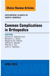 Common Complications in Orthopedics, an Issue of Orthopedic Clinics: Volume 47-2