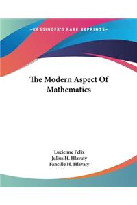 Modern Aspect Of Mathematics