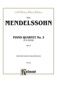 Piano Quartets, Op. 3