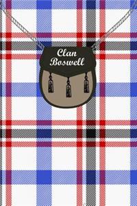 Clan Boswell Tartan Journal/Notebook