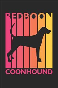 Vintage Redboon Coonhound Notebook - Gift for Redboon Coonhound Lovers - Redboon Coonhound Journal