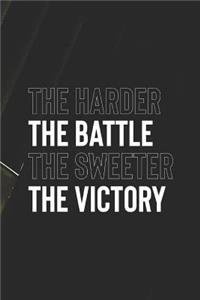 The Harder The Battle The Sweetter The Victory
