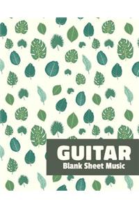 Guitar Blank Sheet Music