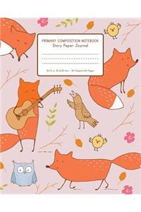 Primary Composition Notebook Story Paper Journal 8x10 in, 20.3x25.4cm - 80 Sheets/160 Pages