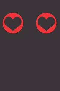 Boobs Heart Humor Notebook Journal