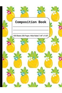 Composition Book Wide Rule