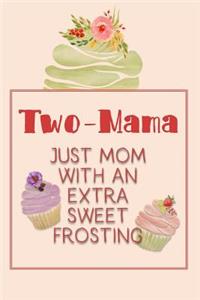 Two-Mama Just Mom with an Extra Sweet Frosting