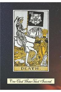 Death One Card Draw Tarot Journal