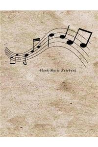 Blank Music Notebook