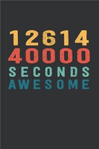 1 261 440 000 Seconds Awesome