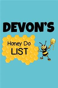 Devon's Honey Do List