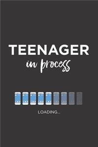 Teenager in Process Notebook Journal