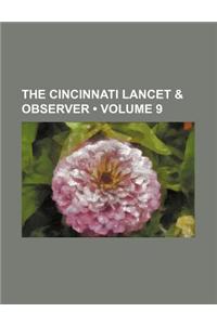 The Cincinnati Lancet & Observer (Volume 9)