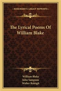 Lyrical Poems of William Blake