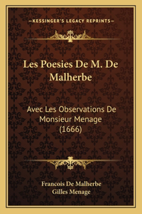 Les Poesies De M. De Malherbe