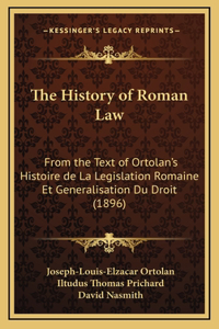 History of Roman Law