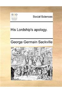 His Lordship's Apology.