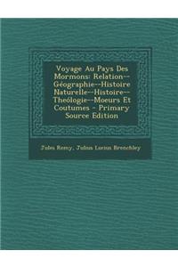 Voyage Au Pays Des Mormons