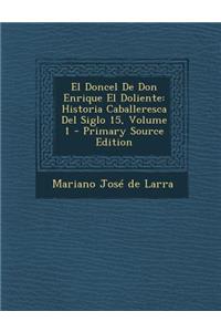 El Doncel De Don Enrique El Doliente